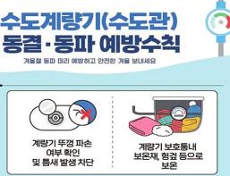 부산, 상수도사업본부, 겨울철 수도계량기 동파 방지를 위한 월동대책 시행 기사 이미지