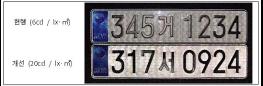 자동차 필름식번호판 품질 개선한다 기사 이미지