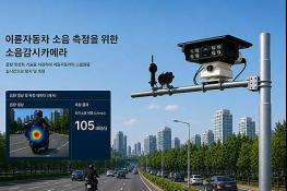 경기도, 전국 최초 이륜차 소음감시카메라 도입…성남·의정부에서 7월 시범운영 기사 이미지
