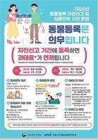놓치면 후회할 소중한 기회, 자진 신고기간 부담없이 동물등록하세요! 기사 이미지