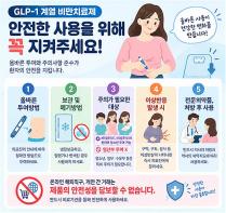 식약처, GLP-1 계열 비만치료제 안전사용 방법 안내 기사 이미지